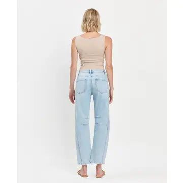 Flying Monkey High Rise Barrel Jean