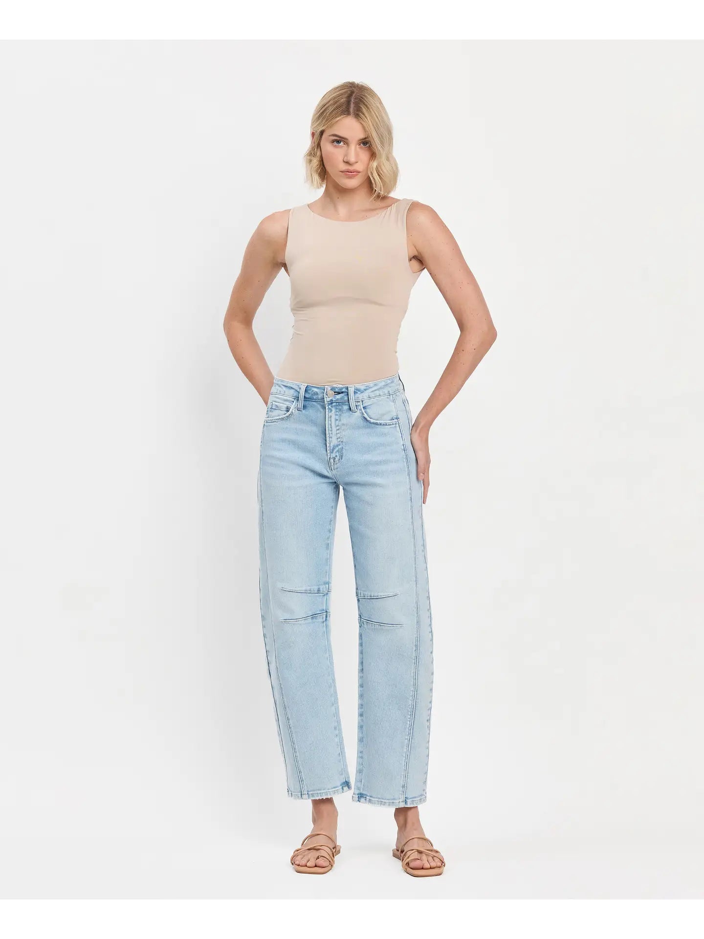 Flying Monkey High Rise Barrel Jean