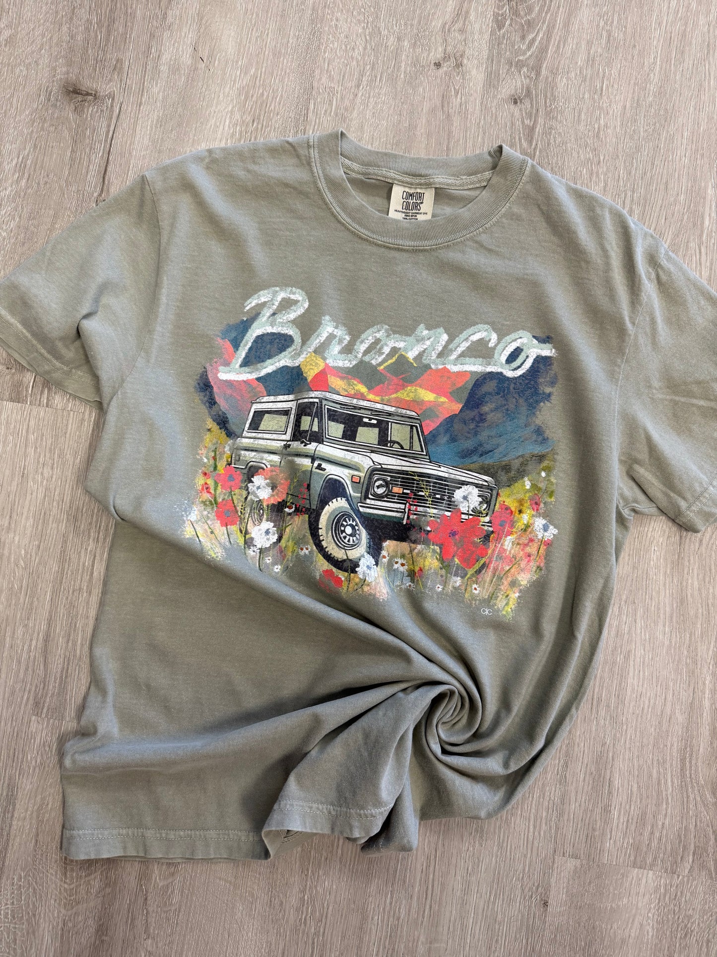 Floral Bronco Graphic Tee