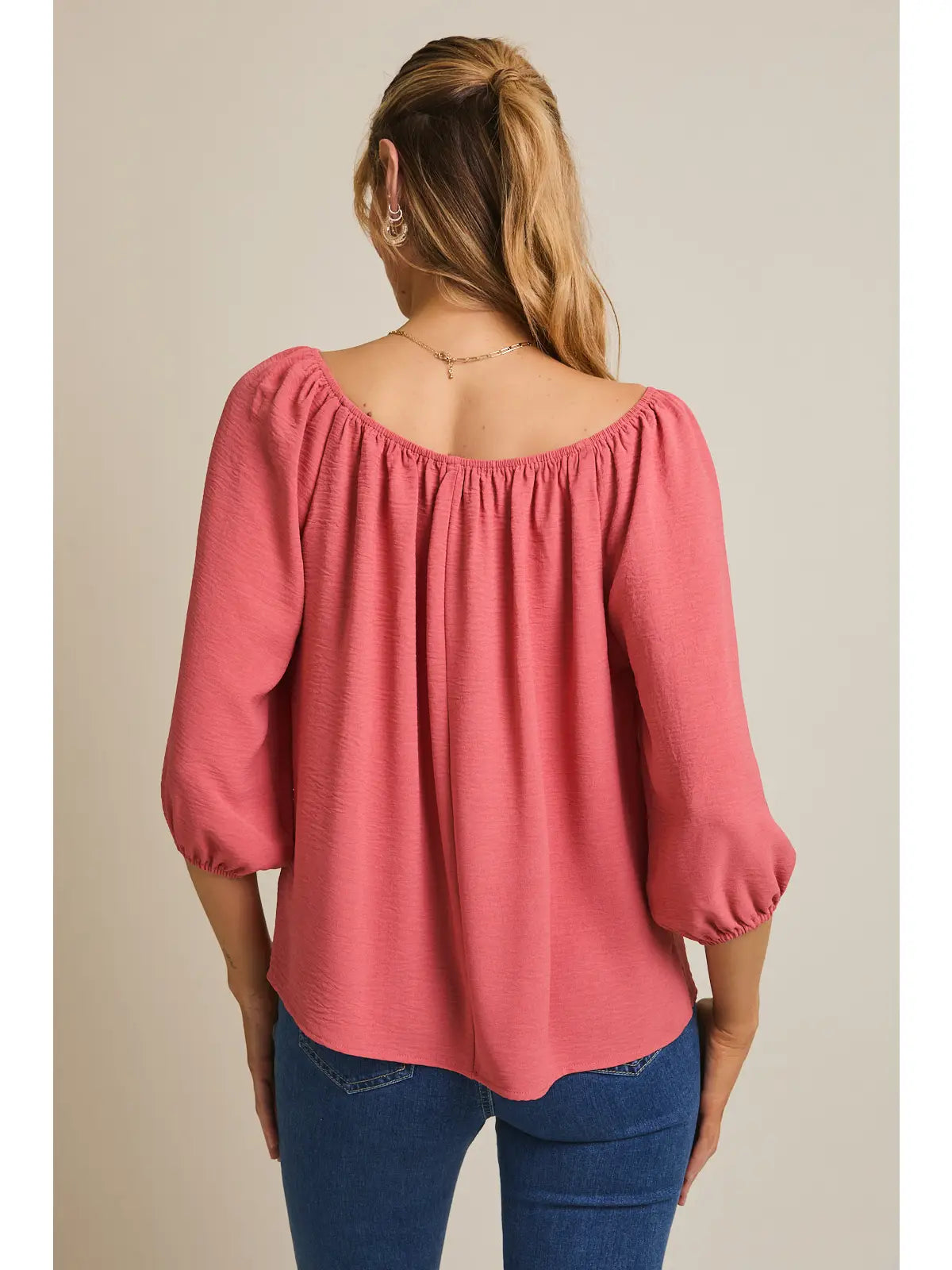 Front Tie Top - Terracotta