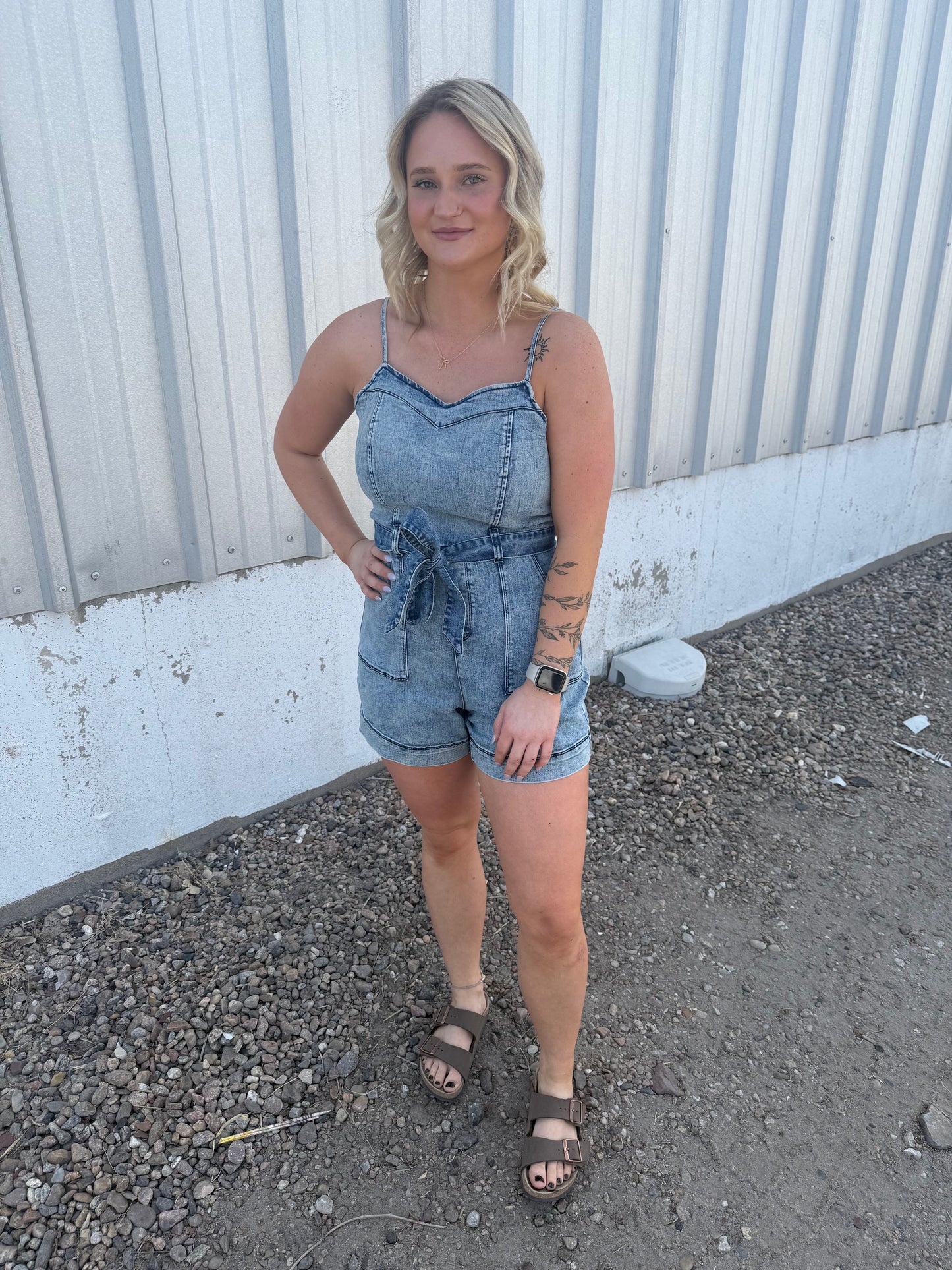 The Denim Romper