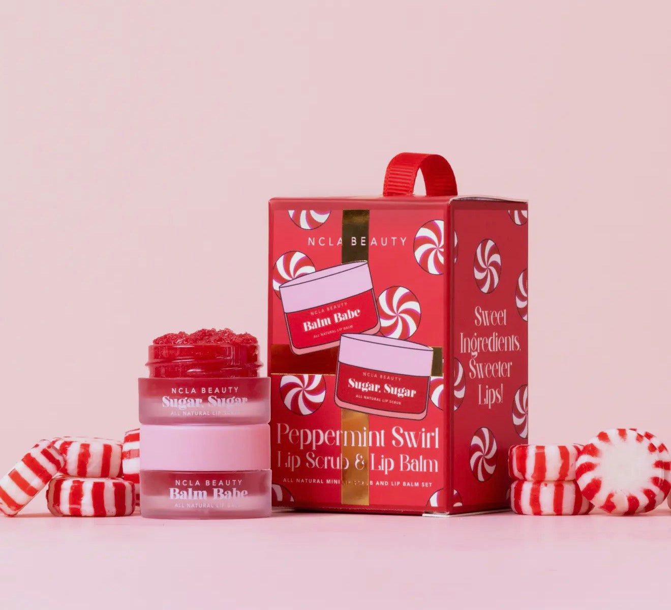 Holiday Lip Scrub + Lip Balm