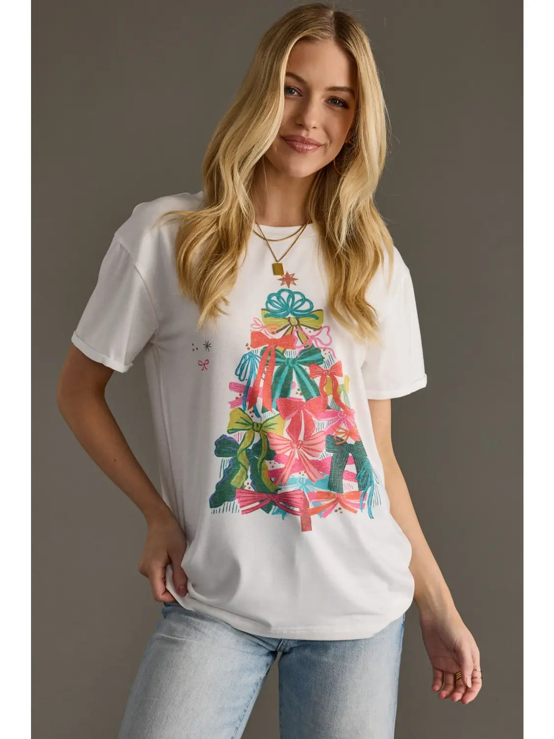 Bow Christmas Tee