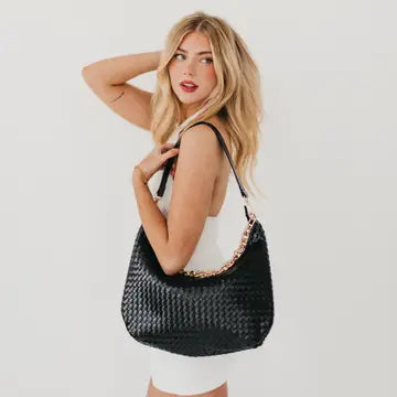 Hobo Woven Shoulder Bag