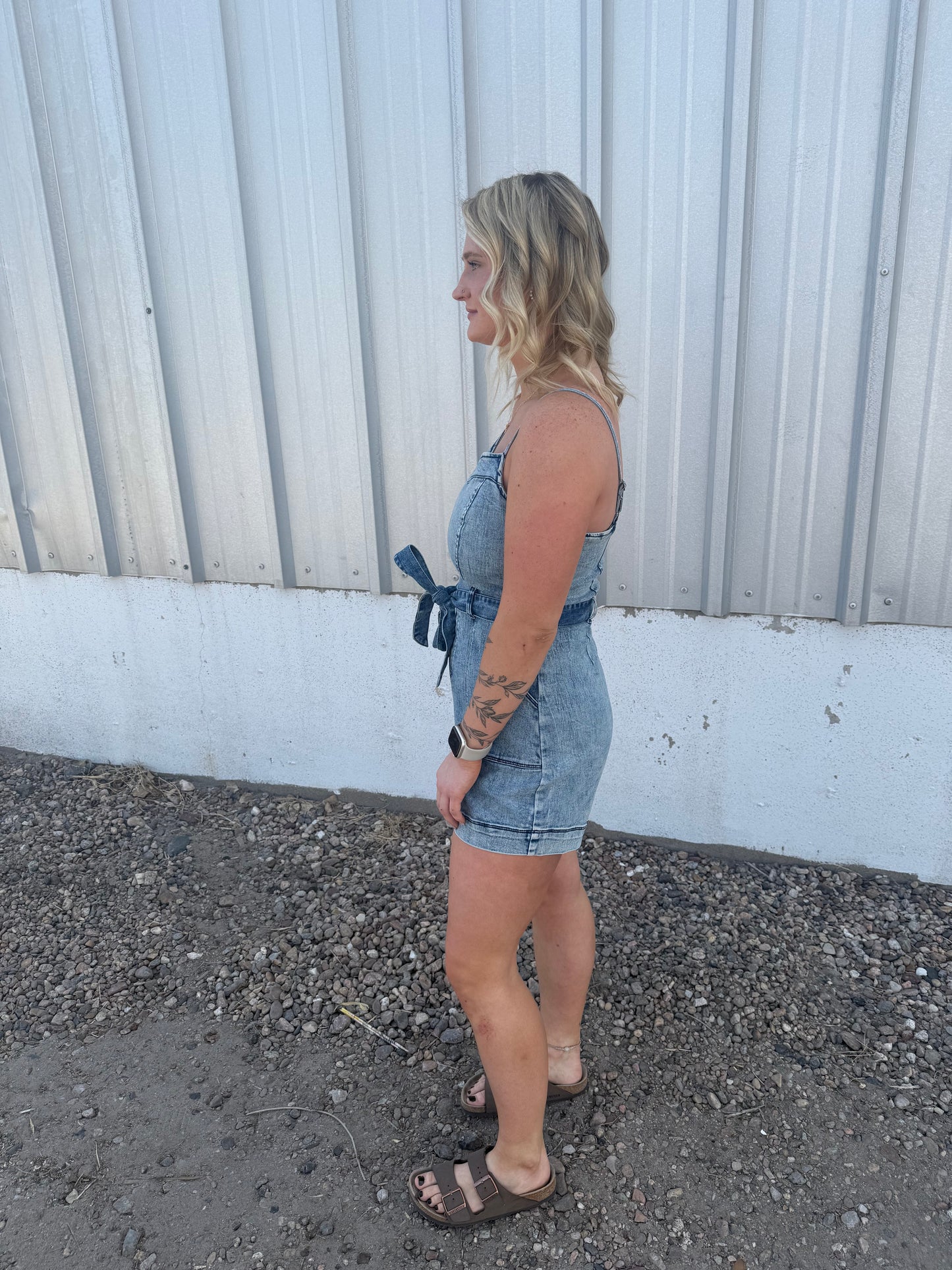The Denim Romper