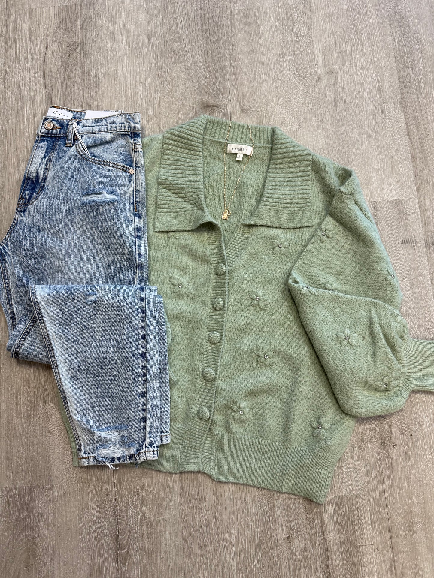 Floral Embellished Cardigan