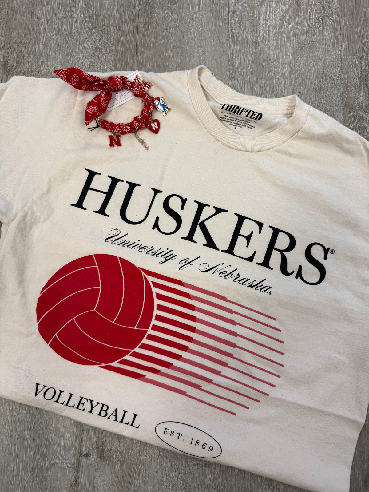 Nebraska Volleyball Retro Tee