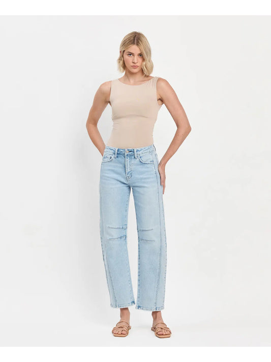 Flying Monkey High Rise Barrel Jean