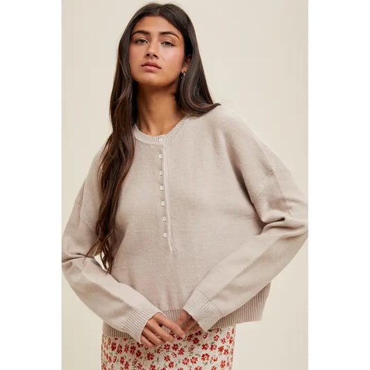 Henley Button-Up