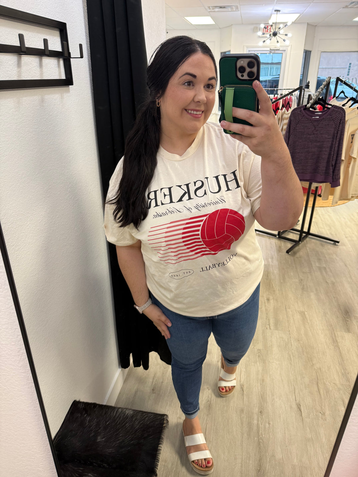 Nebraska Volleyball Retro Tee