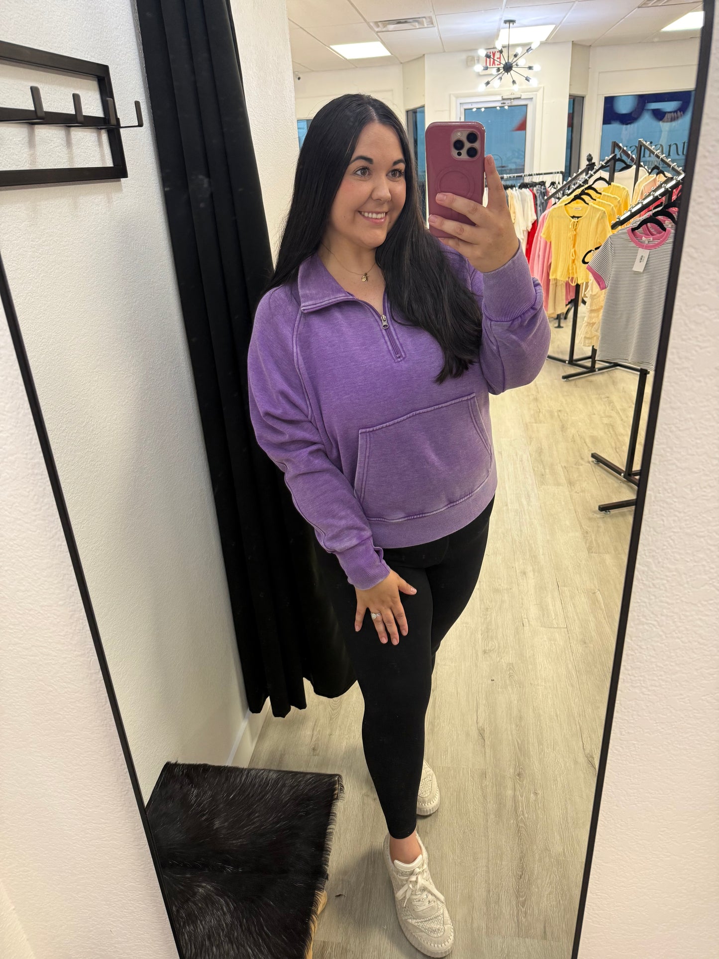 Quarter Zip - Purple