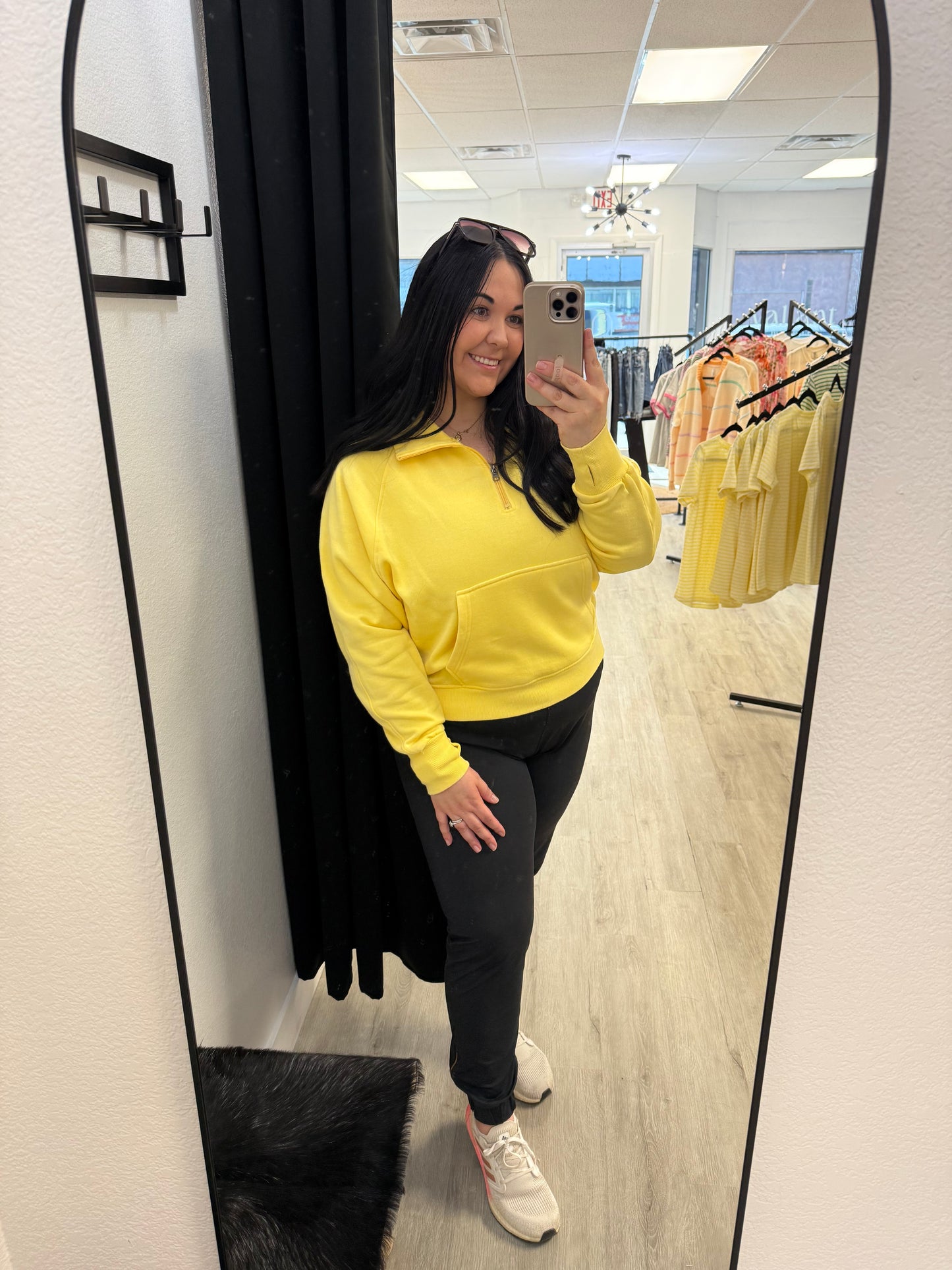 Quarter Zip - Yellow