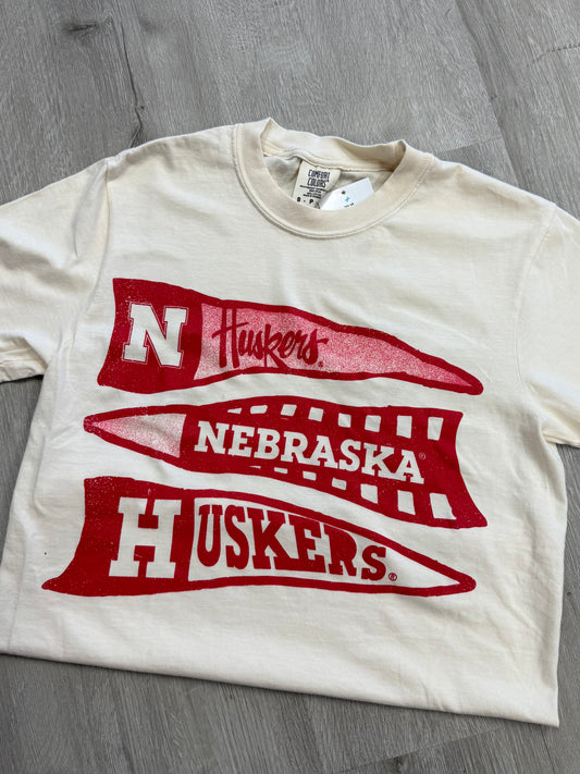 Nebraska Huskers Pennant Tee