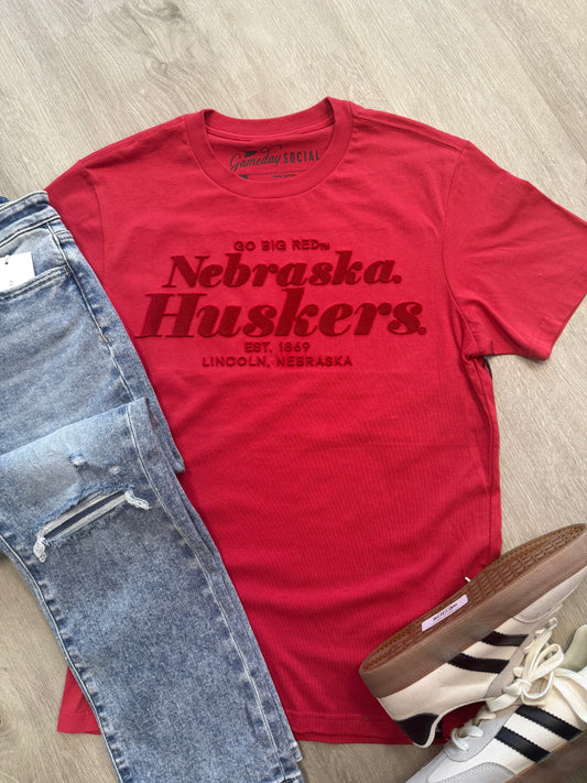 NE Huskers Tee