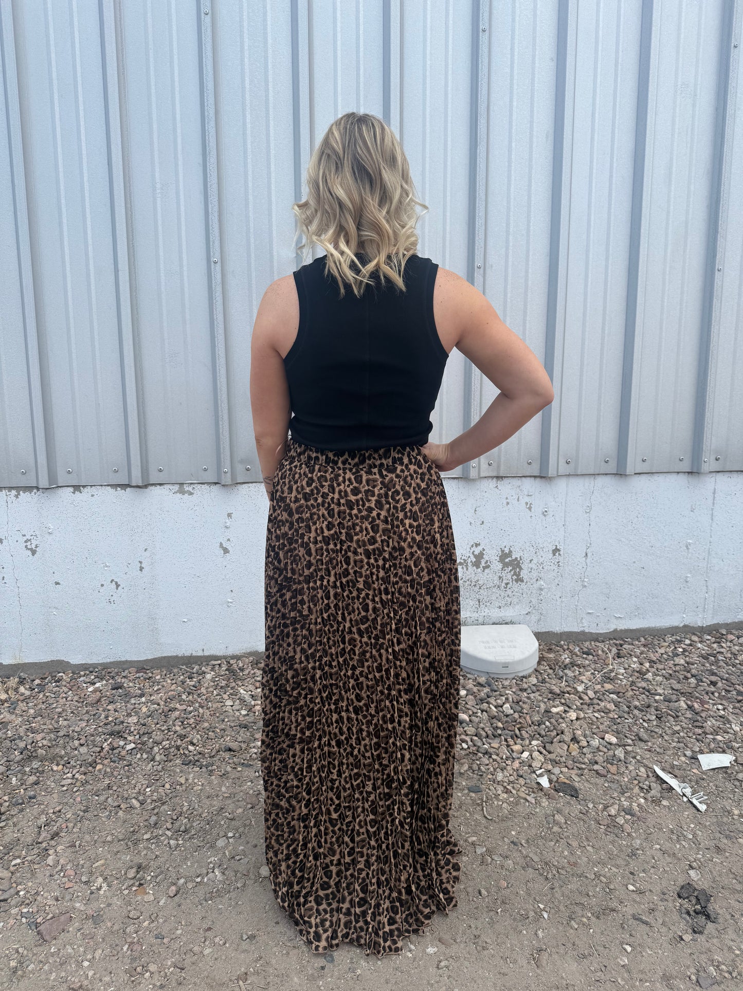 Leopard Maxi Skirt
