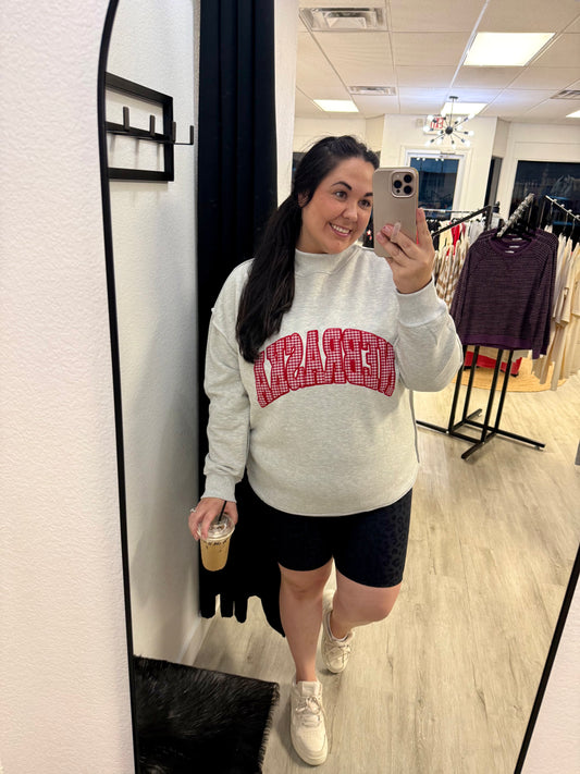 Nebraska Gingham Mockneck
