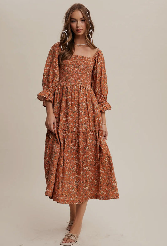Floral Midi Dress