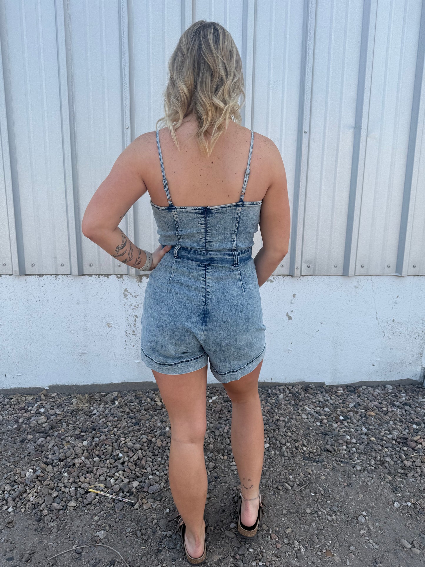 The Denim Romper
