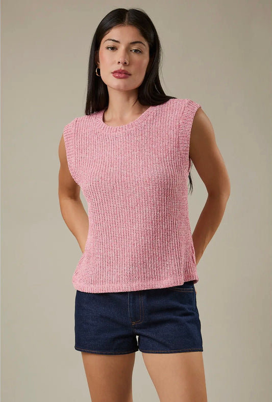 Pink Crew Tank