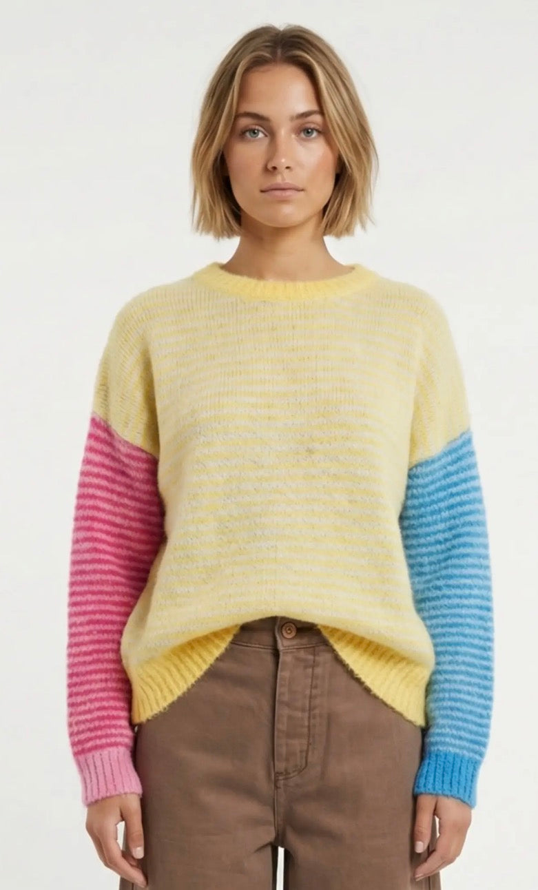 Colorblock Sweater