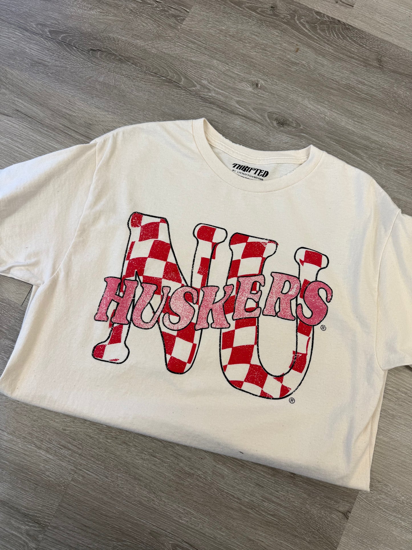 NU Checkered Tee