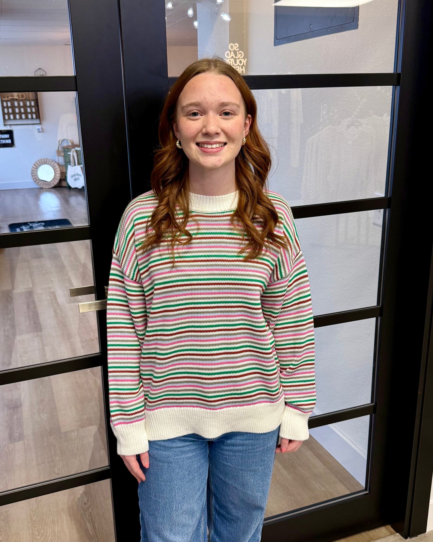 Color Striped Sweater