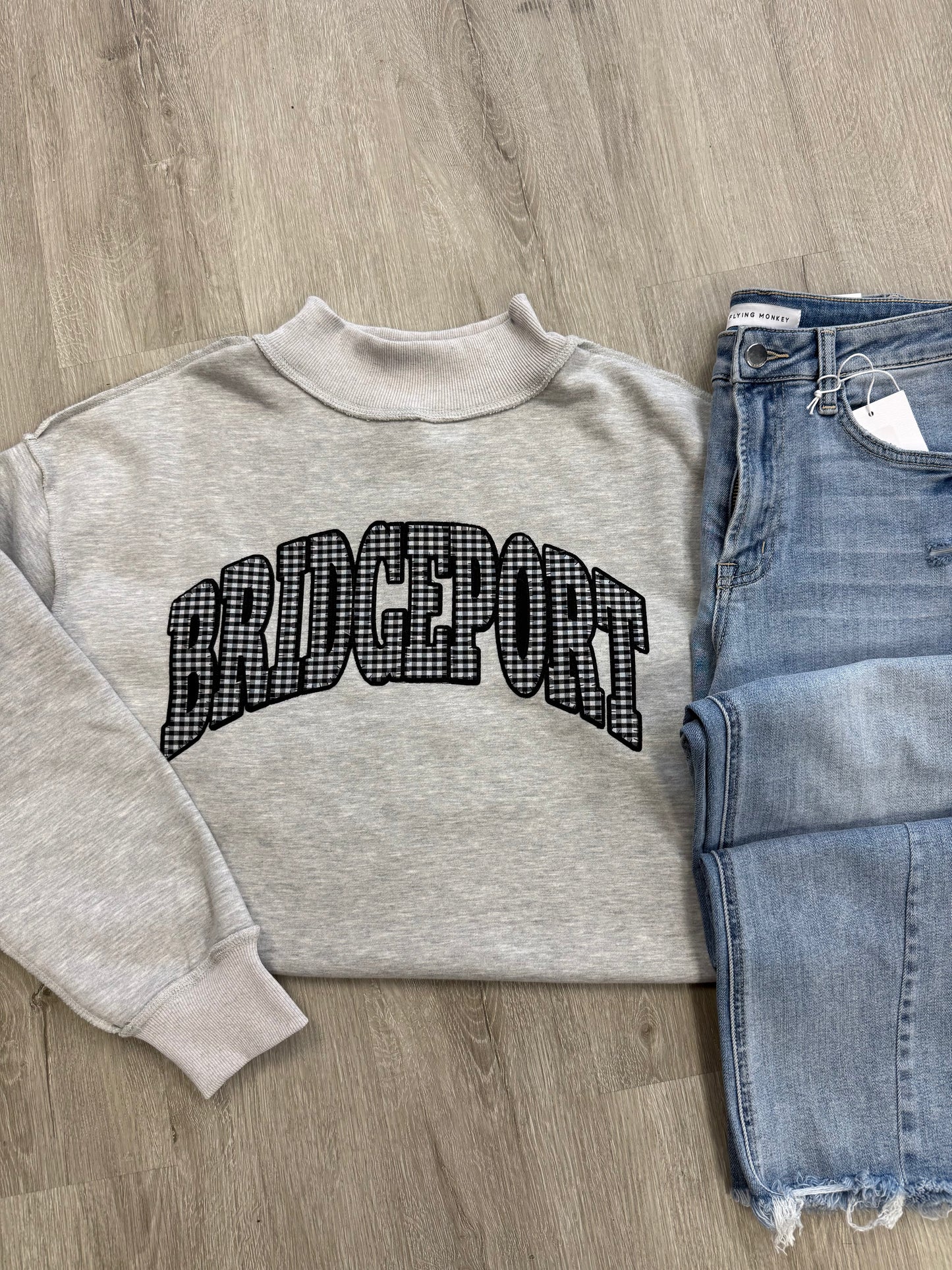 Bridgeport Mock Neck Crew