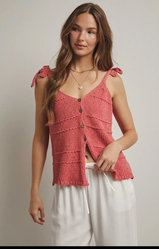 Tied Shoulder Tank