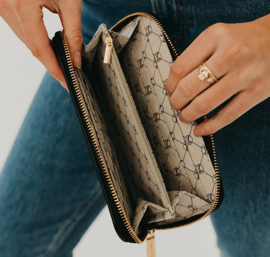 Lenni Checkered Wallet