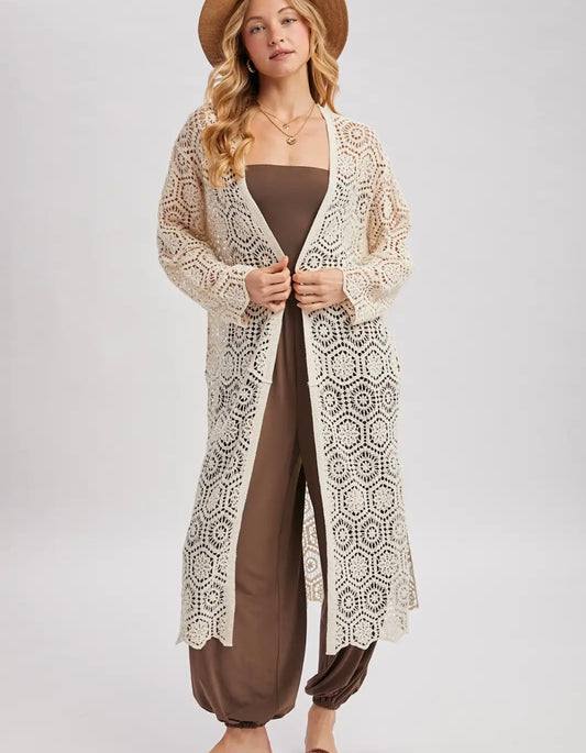 Boho Crochet Cardigan