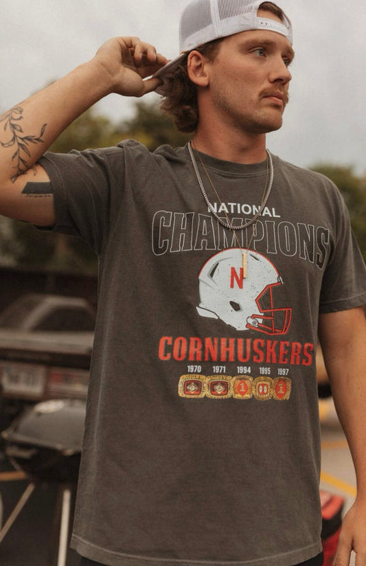 Men's Husker National Champion Tee