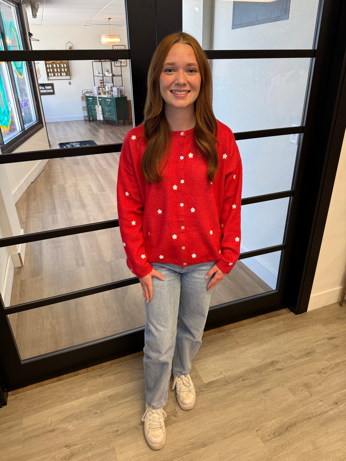 Star Sweater Cardigan