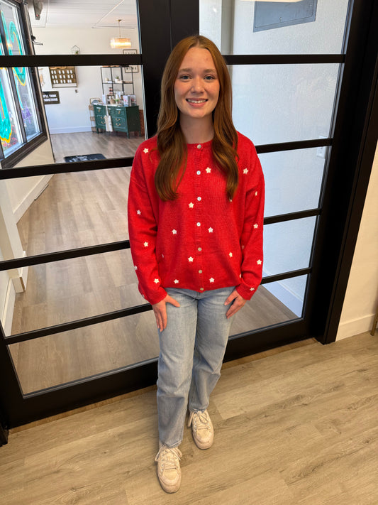 Star Sweater Cardigan