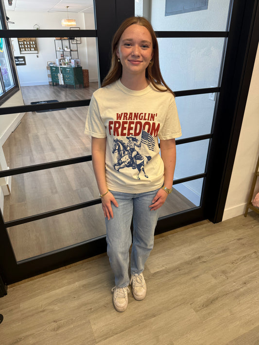 Wranglin' Freedom Graphic Tee