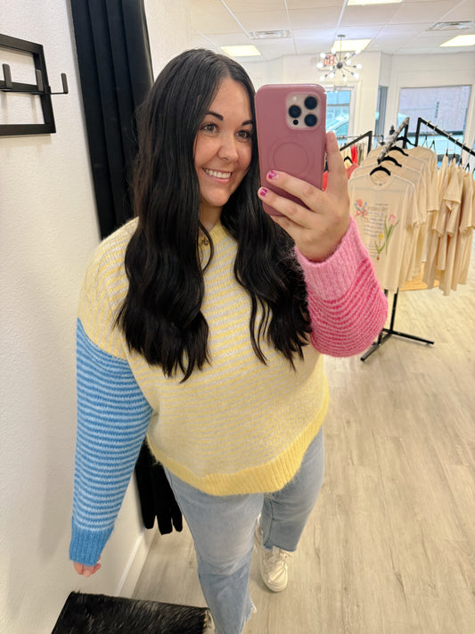 Colorblock Sweater
