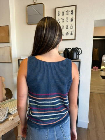 Striped Sweater Tank